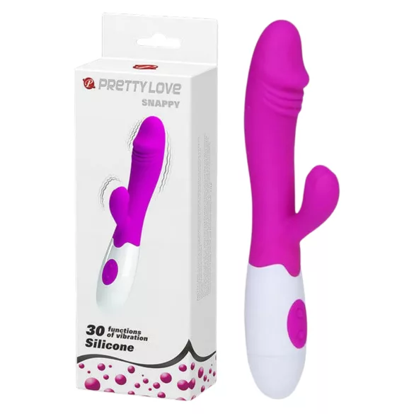 Pretty Love Snappy - Waterproof G-Spot & Clitoral Vibrator (Purple)