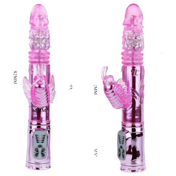 Baile Butterfly Clitoral Vibrator (Pink)