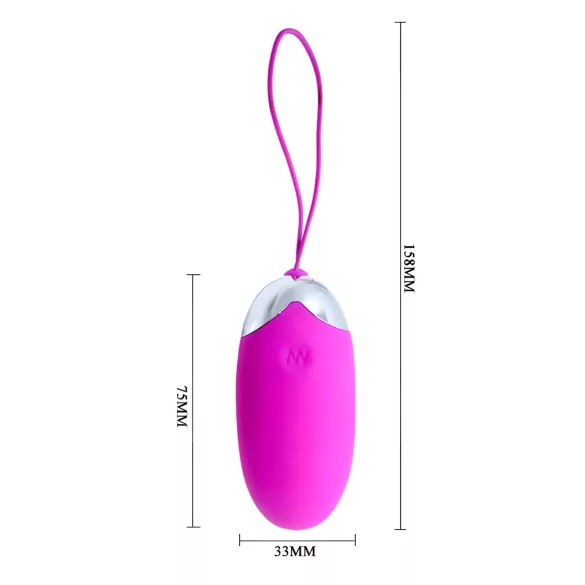 Pretty Love Berger - Rechargeable, Wireless Vibrating Egg (Pink)