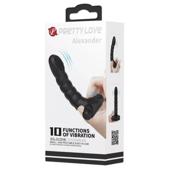 Pretty Love Alexander - Stimulating Finger Vibrator (Black)