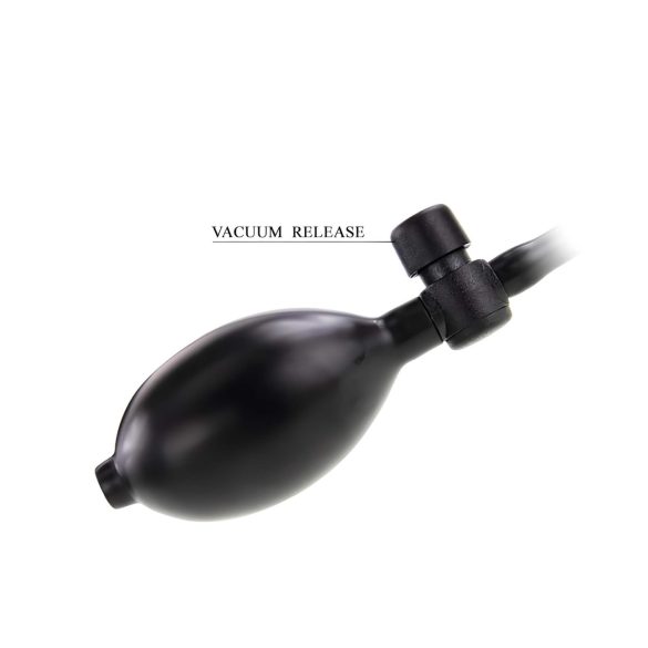 Pretty Love - Inflatable Anal Expander with Internal Ball (Black)