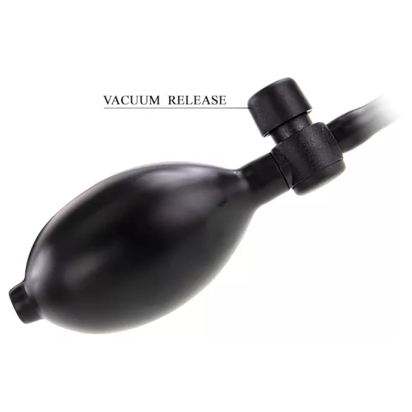Pretty Love - Inflatable Anal Expander with Internal Ball (Black)
