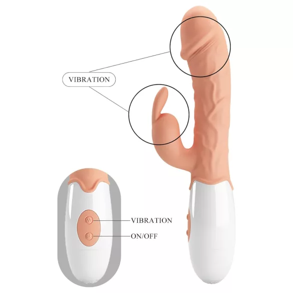 Pretty Love Easter Bunny - Clitoral Vibrator (Natural)
