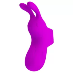 Pretty Love Bunny - Rabbit Finger Vibrator (Purple)