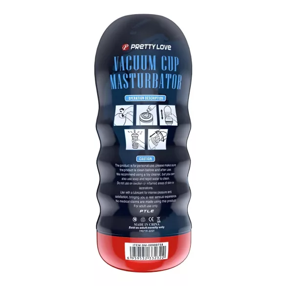 Pretty Love Vacuum Cup - realistic pussy masturbator (flesh-coloured)