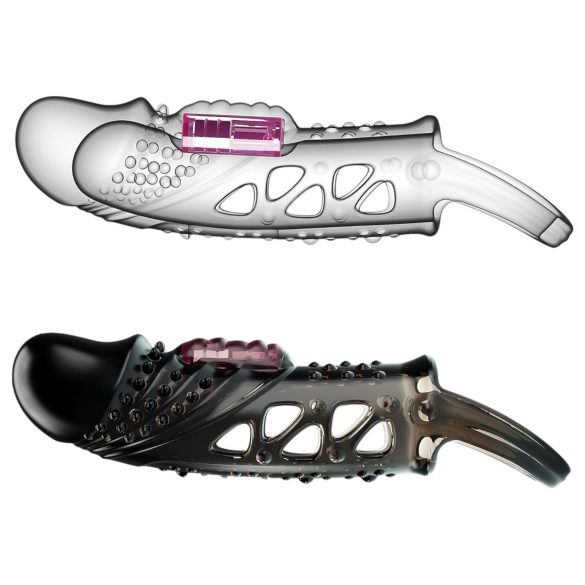 Pretty Love Cecelia - Vibrating Black Ring Sleeve