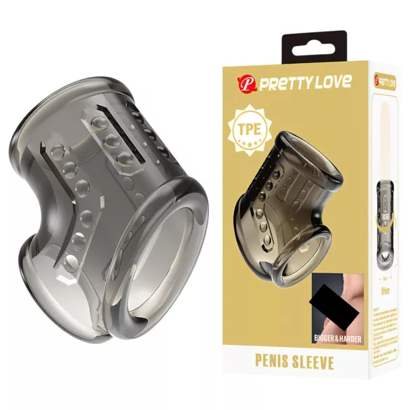 Pretty Love - Penis and Testicle Ring (Transparent)