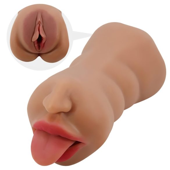 Crazy Bull - Mouth & Pussy Stroker (Natural)