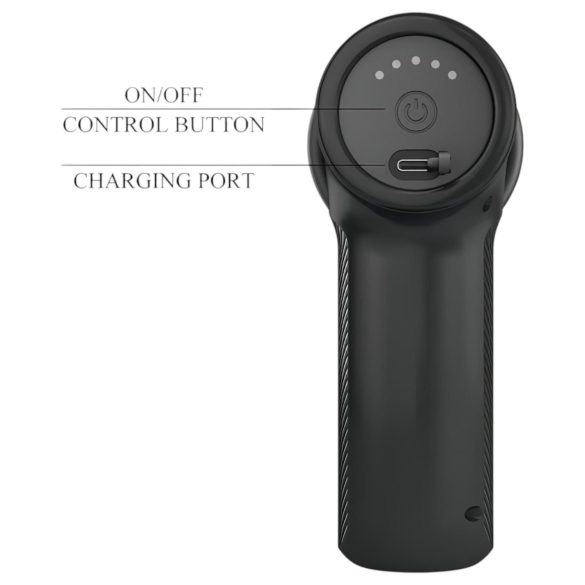 Pretty Love Dj Doctor - Thrusting Pleasure Pistol Vibrator (Black)