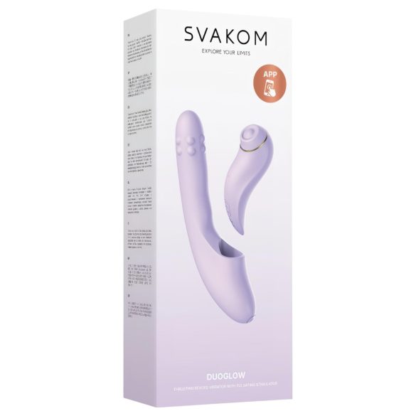 Svakom DuoGlow - Smart G-Spot & Clitoral Vibrator (Purple)