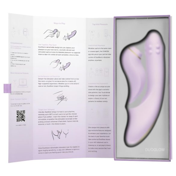 Svakom DuoGlow - Smart G-Spot & Clitoral Vibrator (Purple)