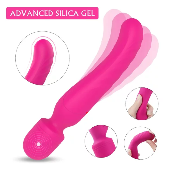 Iris HD - Dual Motor Warming Vibrator Massager (Pink)