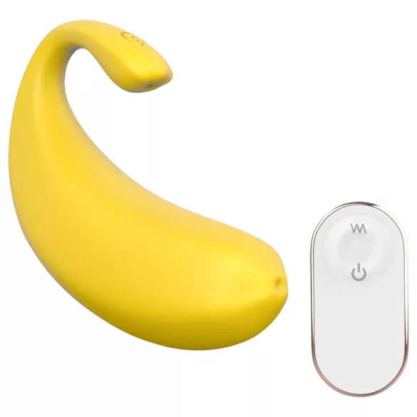 Sex HD - wearable app-controlled vibrating egg (yellow)