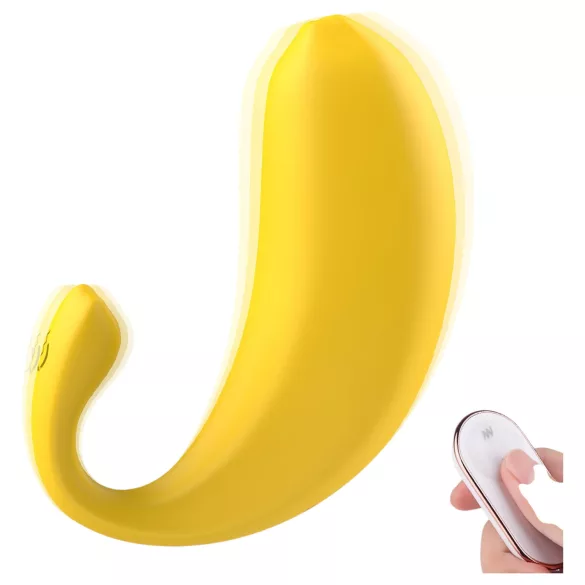 Sex HD - wearable app-controlled vibrating egg (yellow)