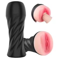   Sex HD Marcus - realistic vagina masturbator in case (black-natural)