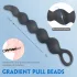 Sex HD Steven - beaded anal dildo (black)