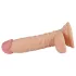 Real Extreme - suction cup G-spot dildo with balls - 19 cm (flesh)