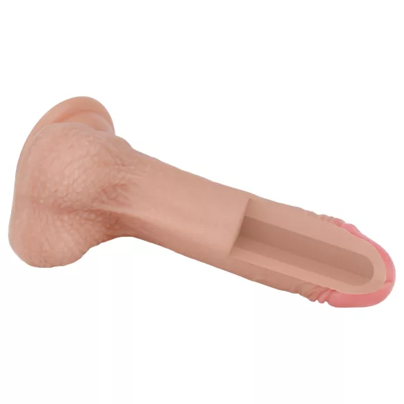 Lovetoy Nature Cock - Dual-Layer Realistic Dildo - 18cm (Natural)