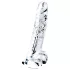 Lovetoy Flawless Clear - suction cup dildo - 19 cm (transparent)
