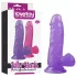 Lovetoy Jelly Studs - 6" Suction Cup Dildo - Purple