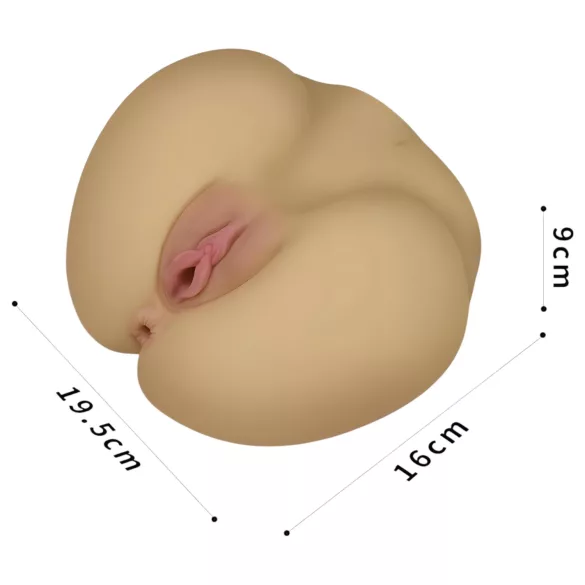 Lovetoy Streetgirl's - vagina and anus masturbator torso (flesh‑coloured)
