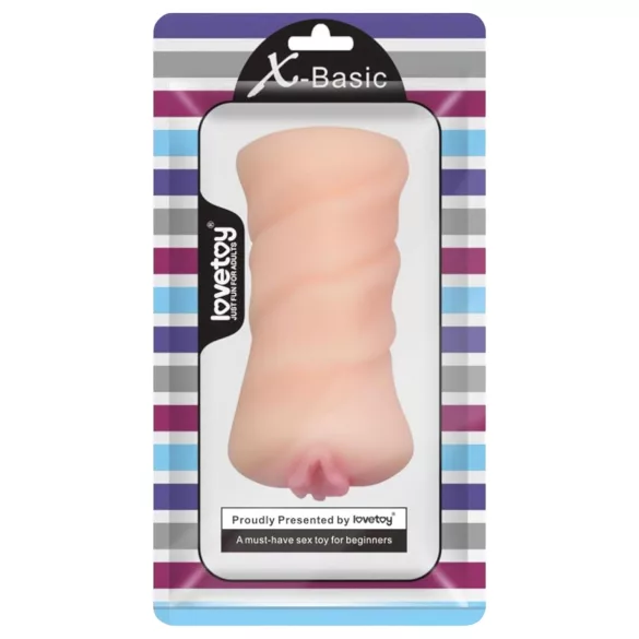 Lovetoy X-Basic - realistic vagina masturbator (flesh-coloured)