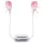 Lovense Gemini - App-controlled vibrating nipple clamps (pink)