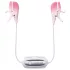 Lovense Gemini - App-controlled vibrating nipple clamps (pink)