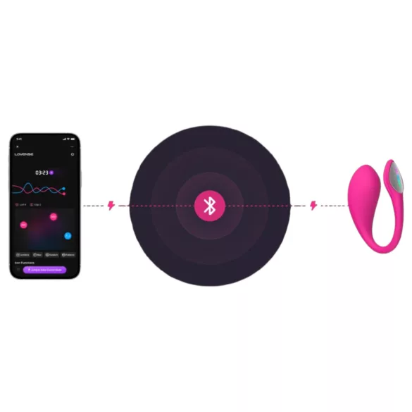 LOVENSE Lush 4 - smart vibrating egg (pink)