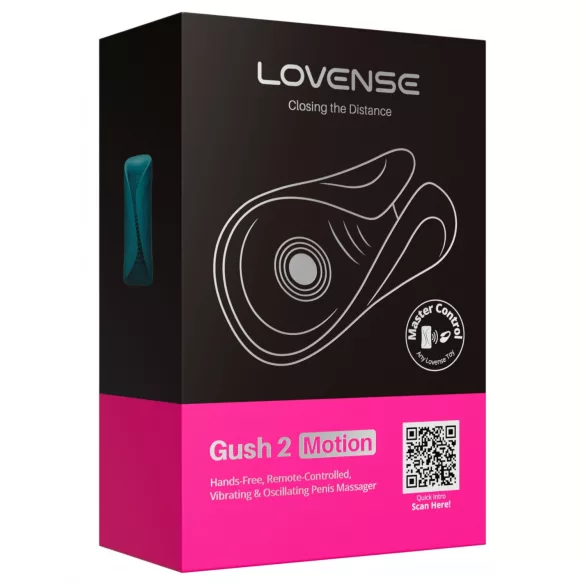 Lovense Gush 2 - App-controlled glans vibrator (turquoise)