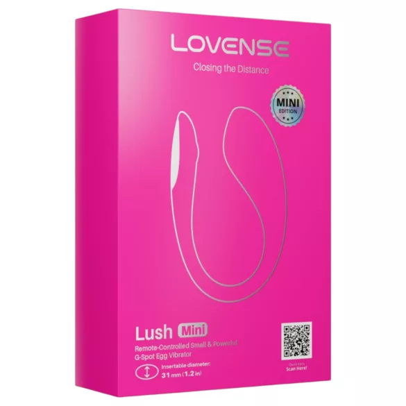 LOVENSE Lush Mini - smart vibrating love egg (pink)