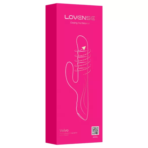 Lovense Velvo - App-controlled beaded vibrator (pink)