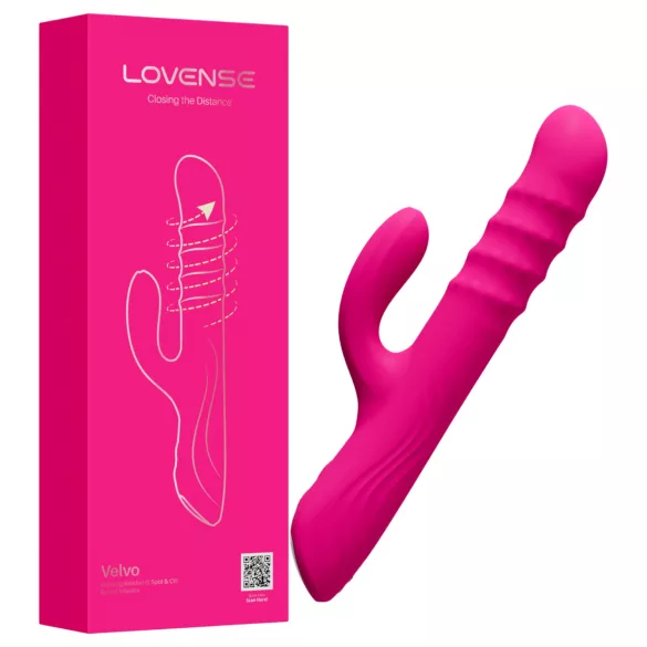 Lovense Velvo - App-controlled beaded vibrator (pink)