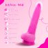 Tracy's Dog Jelivoy-Mid - Lifelike 8" Vibrator (Pink)