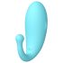 Leopard Whale - Smart Rechargeable Vibrating Egg (Blue)