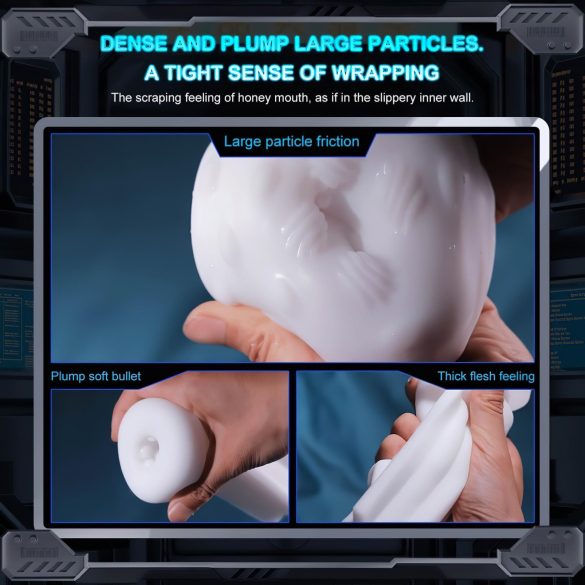 Leopard - Up-Down Suction Vibrating Masturbator (Black)