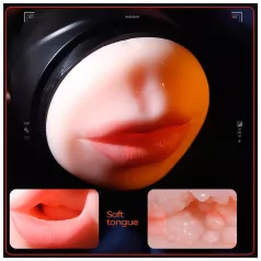   Leopard - mouth and artificial vagina penis vibrator (natural)