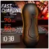 Leopard - mouth and artificial vagina penis vibrator (natural)