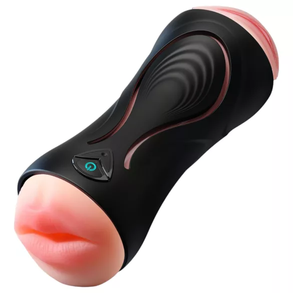 Leopard - mouth and artificial vagina penis vibrator (natural)