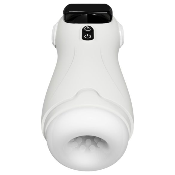 Leopard - Suction & Vibration Masturbator (White)