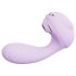 Leopard - Suction & Vibrating Massager (Purple)