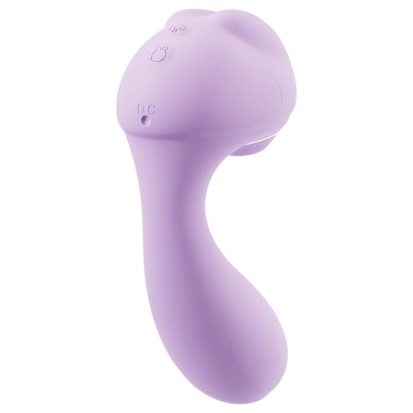 Leopard - Suction & Vibrating Massager (Purple)