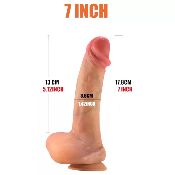 FeelSkin - Ultra Realistic Dildo - Natural (7")