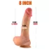 FeelSkin - ultra‑realistic dildo with balls - flesh (21 cm)