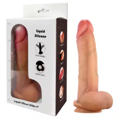   FeelSkin - ultra-realistic dildo with balls - natural (23 cm)