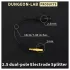 DG-LAB - electrode splitter from 2.5 mm socket to 2 mm (black)