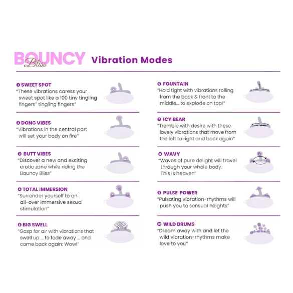 Bouncy Bliss Classic - Inflatable Pillow Vibrator (Purple)