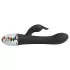 LOVISS Flower - clitoral handle G-spot vibrator (black)