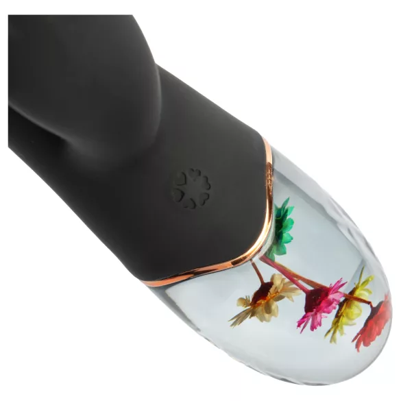 LOVISS Flower - clitoral handle G-spot vibrator (black)