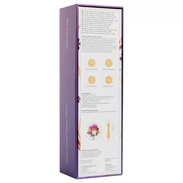 LOVISS Flower Amber - G-spot vibrator (black)